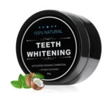 Poudre de charbon blanchissant les dents,