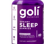 Goli Dreamy Sleep Gummy - 60 unités - Mélatonine, vitamine D, magnésium et extrait de mélisse