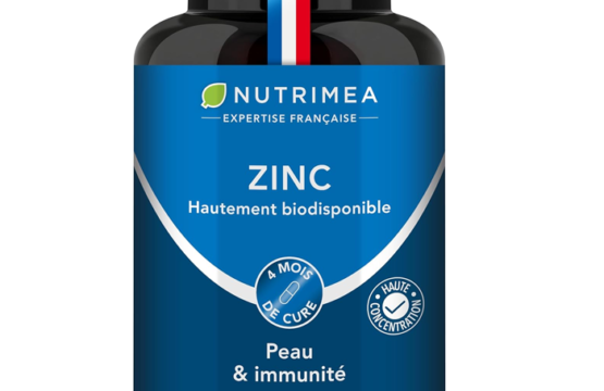 ZINC Citrate 100% Pure - Haute Absorption - Aide à Lutter Contre l'Acne